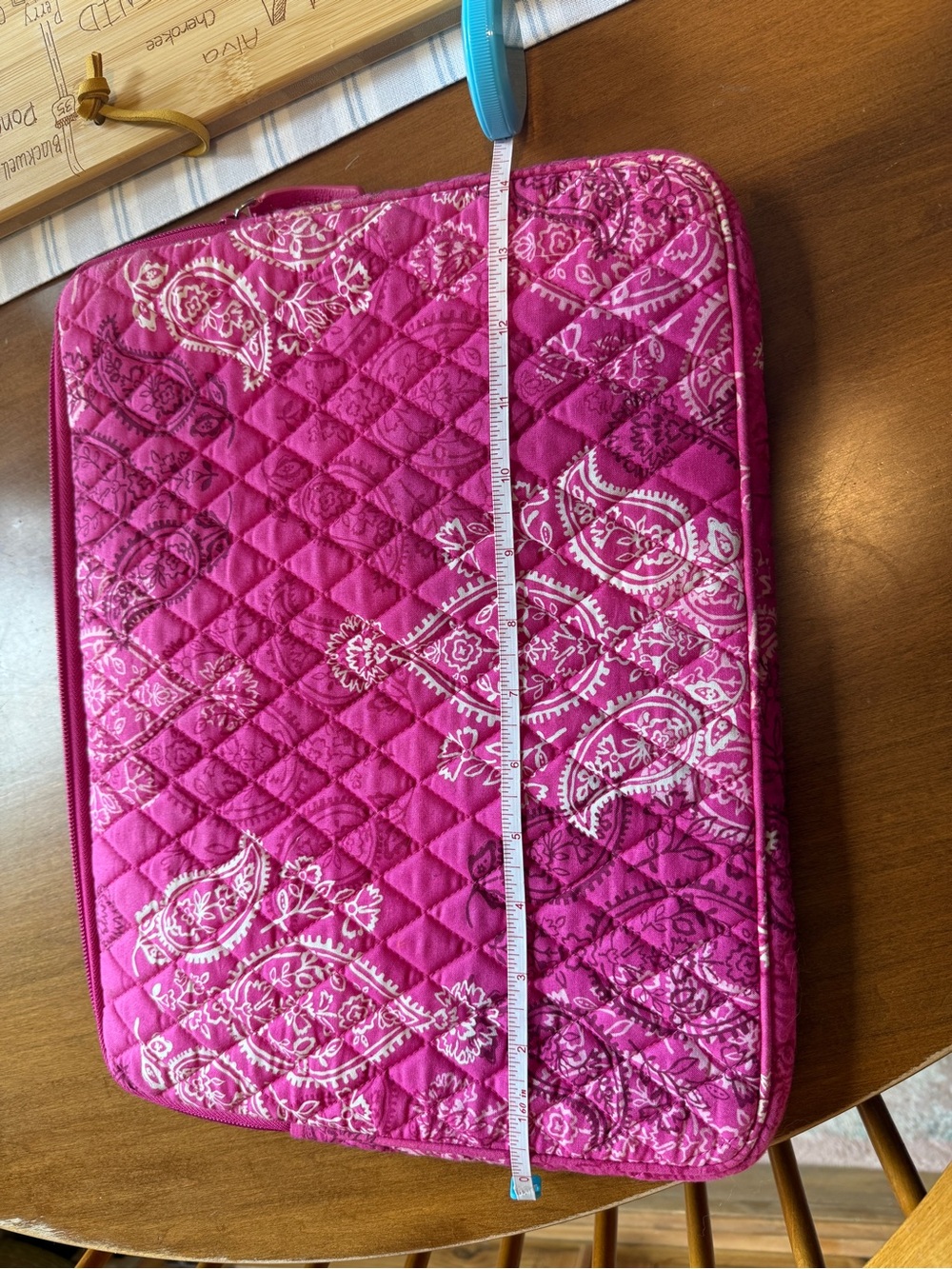 Vera Bradley Hot Pink Quilted Laptop Pouch